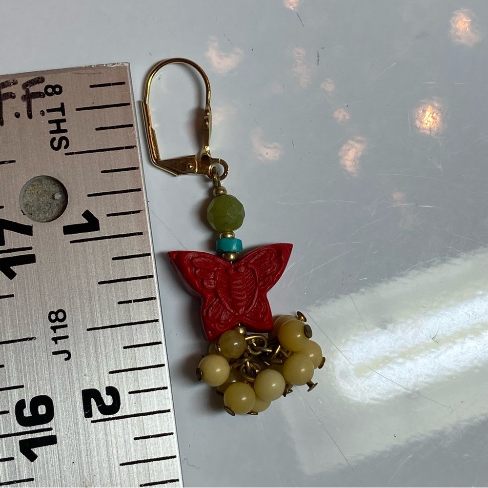 Dangle pierced earrings. - Picture 4 of 4